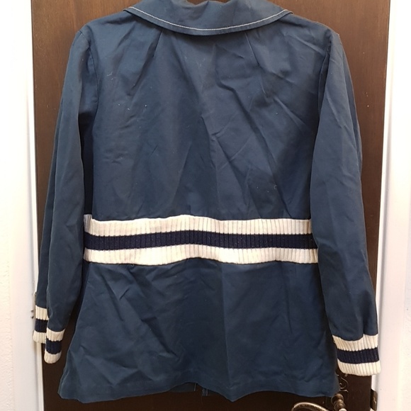 vintage cotton blend car coat 16 or L - Picture 7 of 7